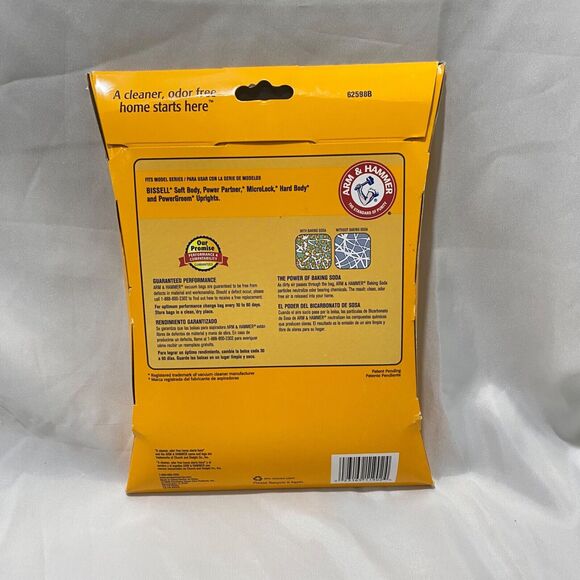 Arm and Hammer Bissel 2 Vacuum Bags 3 Pack Odor Eliminating Unopened - Picture 7 of 12